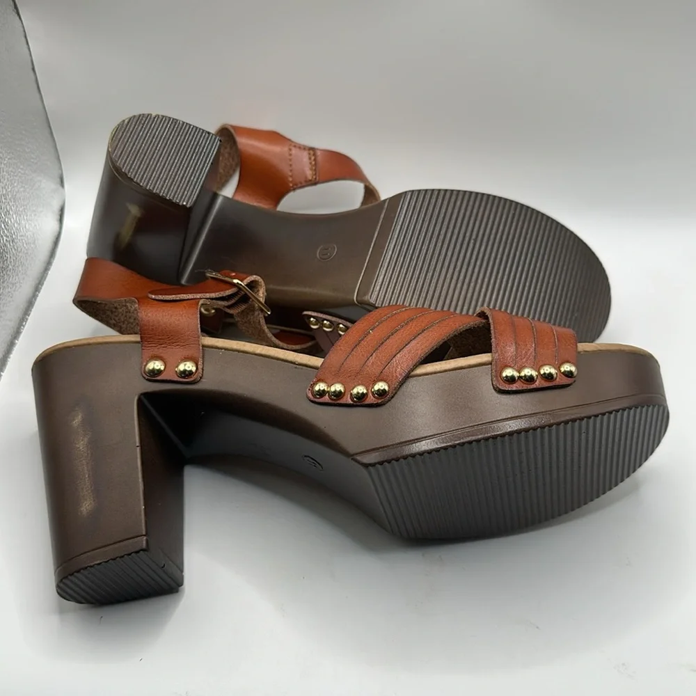 Brown Strappy Women's Sandals size 11